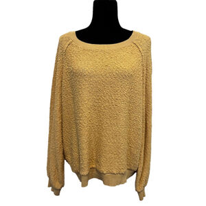 By Together Crewneck Pullover - Golden Yellow - Medium